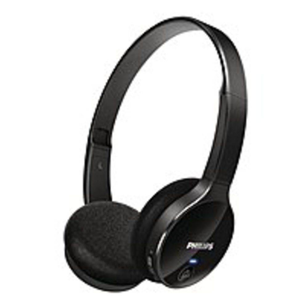 Philips SHB4000/28 Wireless Bluetooth Headphones - On-ear - Stereo - Black