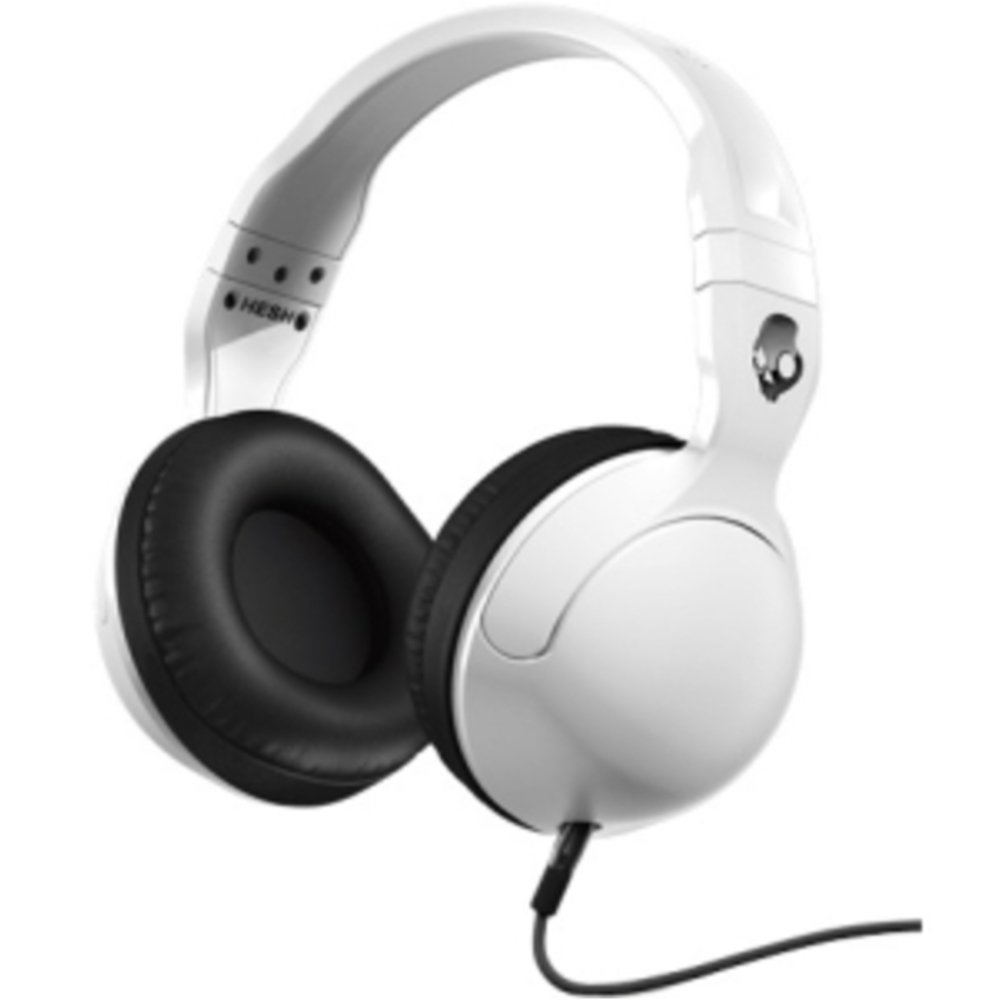 Skullcandy Hesh 2 Headset - Stereo - White, Black, Gunmetal - Mini-phone - Wired - 35 Ohm - Over-the-head - Binaural - Supra-aural - 4.27 ft Cable
