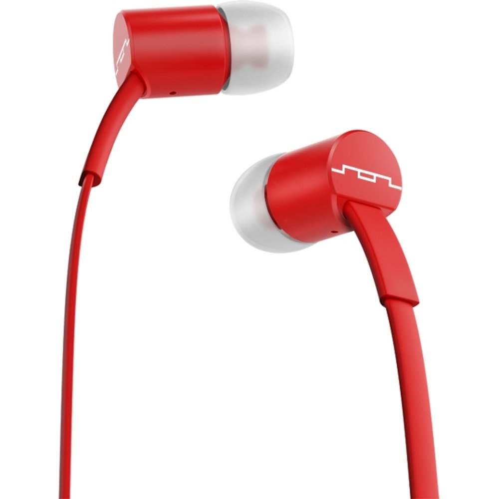 Sol Republic Jax Earset - Stereo - Red - Mini-phone - Wired - Earbud - Binaural - In-ear
