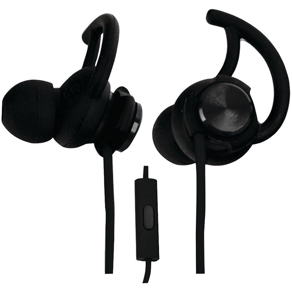 ECKO UNLIMITED EKU-ROG-BK Rogue Hybrid Earbuds with Microphone (Black)