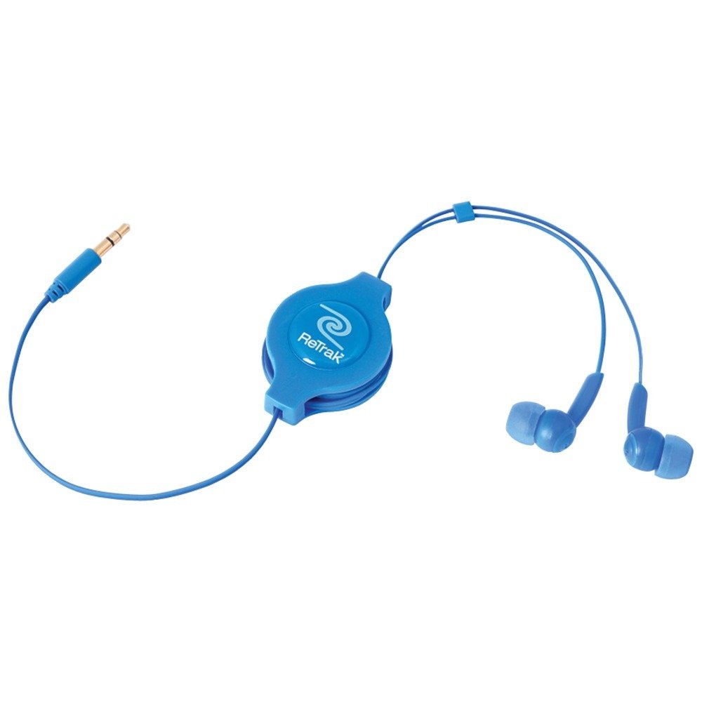 RETRAK_EMERGE ETAUDIOBLU Retractable Stereo Earbuds
