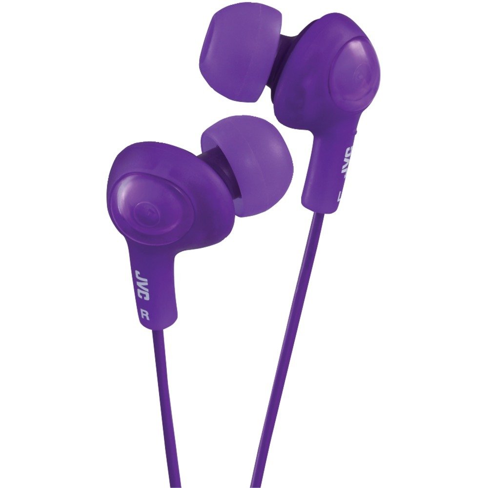 JVC HAFR6V Gumy(R) Plus In-Ear Earbuds with Remote & Microphone (Violet)