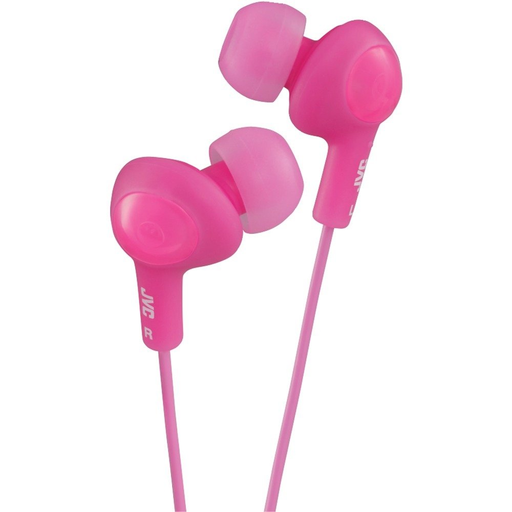JVC HAFX5P Gumy(R) Plus Inner-Ear Earbuds (Pink)