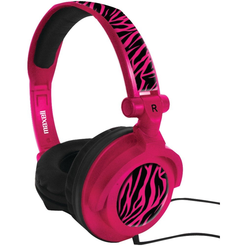 MAXELL 190220 - AMPPZ AMPlified Heavy Bass Headphones (Pink Zebra)