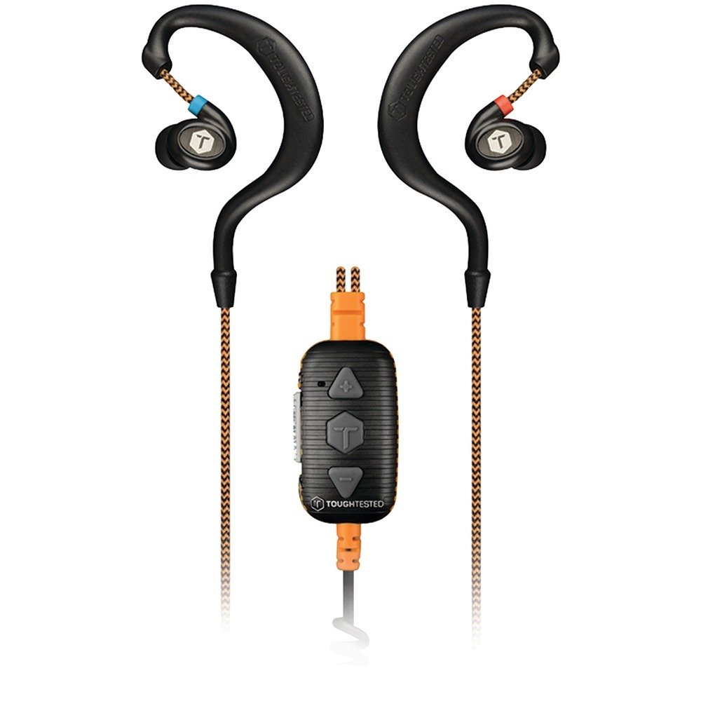 TOUGH TESTED TT-HF-JOB Jobsite Noise-Isolating Earbuds with Microphone