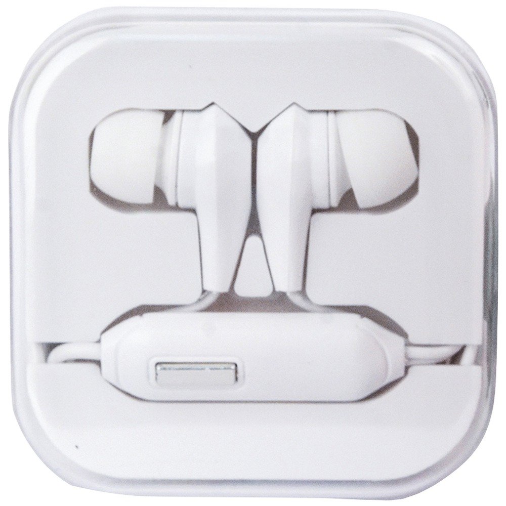 TRAVELOCITY TVOR-STHF-BW Stereo Earbuds with Microphone